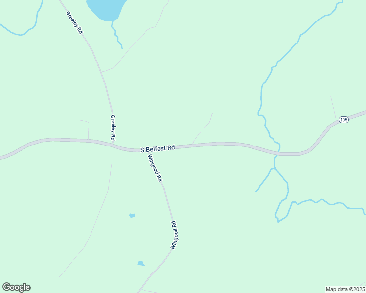map of restaurants, bars, coffee shops, grocery stores, and more near 1160 South Belfast Road in Windsor