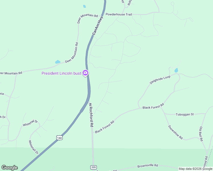 map of restaurants, bars, coffee shops, grocery stores, and more near CanAm Hwy in Lead