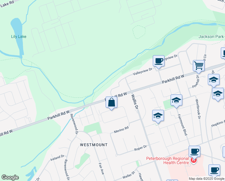 1020 Parkhill Road West, Peterborough ON Walk Score