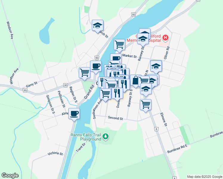 Map Of Campbellford Ontario 19 Front Street South, Campbellford On - Walk Score