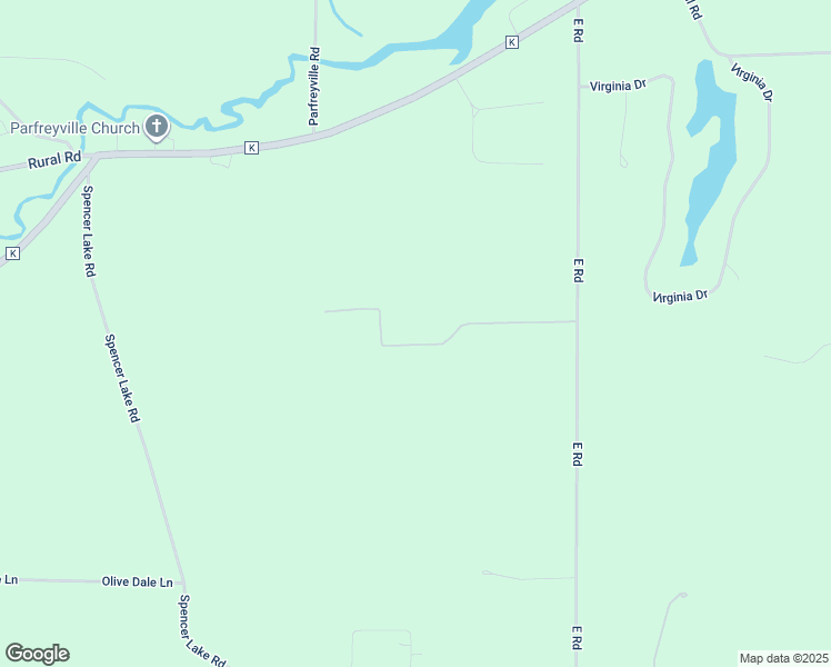 map of restaurants, bars, coffee shops, grocery stores, and more near E2168 Miracle Mountain Way in Waupaca