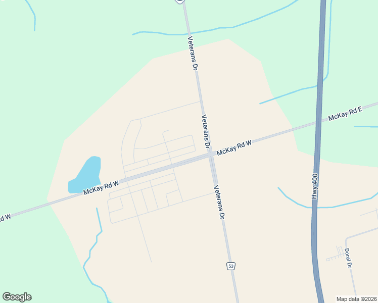 map of restaurants, bars, coffee shops, grocery stores, and more near 123 Pearen Lane in Barrie
