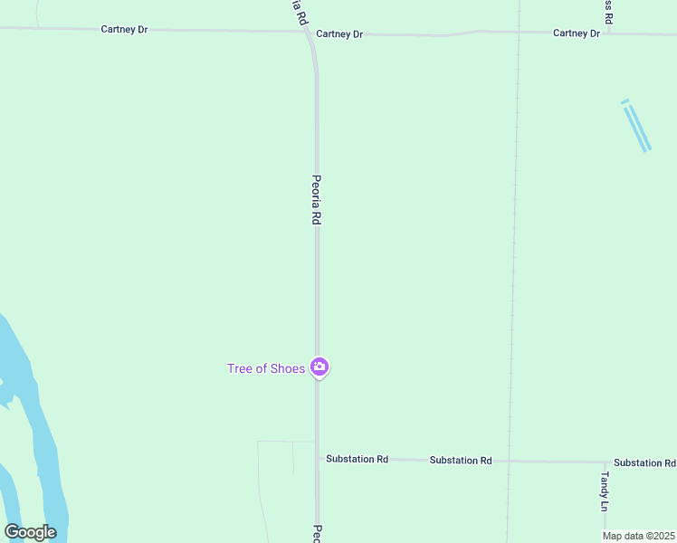 map of restaurants, bars, coffee shops, grocery stores, and more near 24551 Peoria Road in Harrisburg