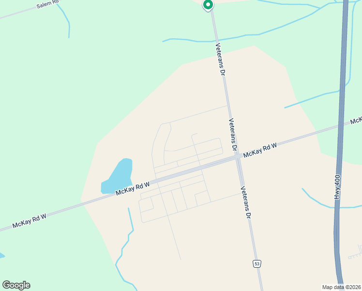 map of restaurants, bars, coffee shops, grocery stores, and more near 21 Foxley Heights in Barrie