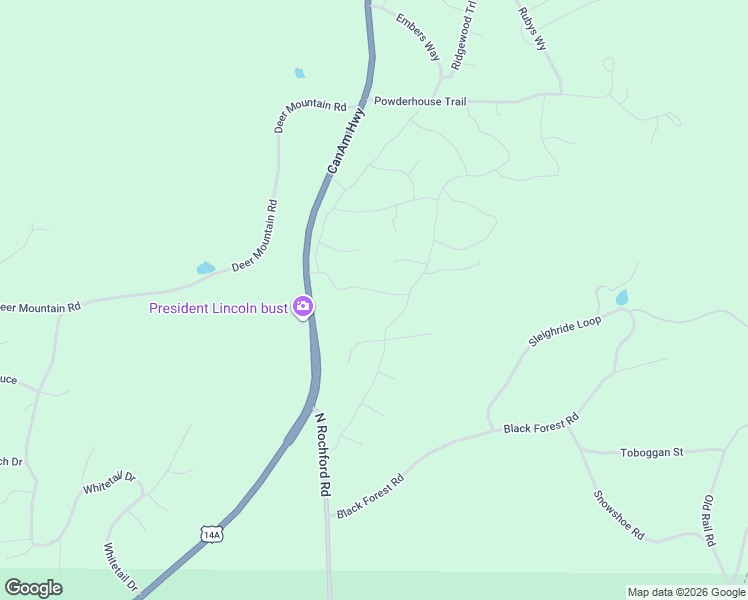 map of restaurants, bars, coffee shops, grocery stores, and more near 21363 Trailside Road in Lead