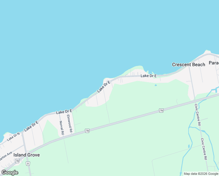 map of restaurants, bars, coffee shops, grocery stores, and more near 850 Isobel Avenue in Georgina