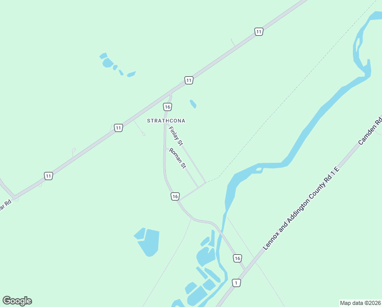 map of restaurants, bars, coffee shops, grocery stores, and more near 86 Finlay Street in Napanee