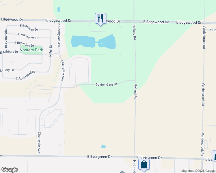 map of restaurants, bars, coffee shops, grocery stores, and more near N1903 Holland Road in Appleton
