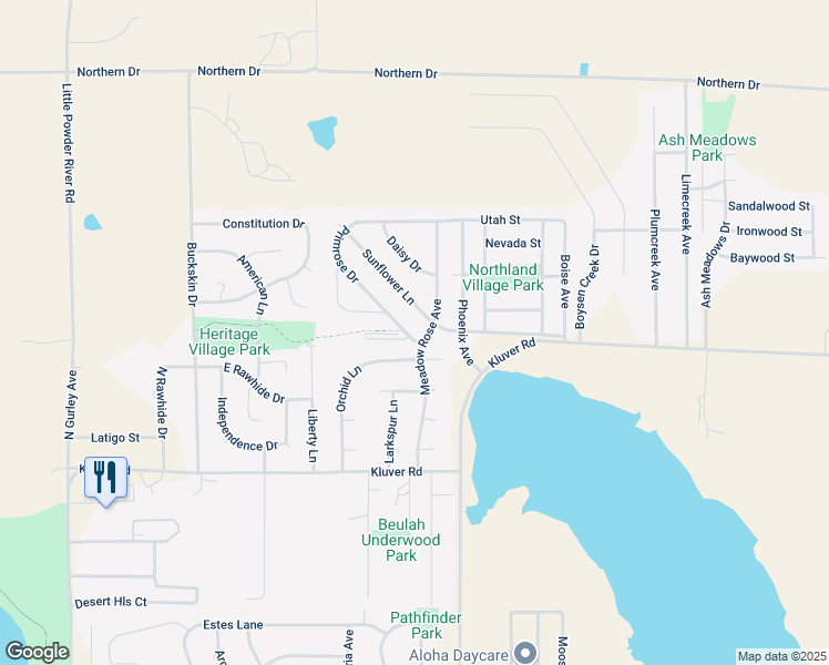 map of restaurants, bars, coffee shops, grocery stores, and more near 200 Primrose Drive in Gillette