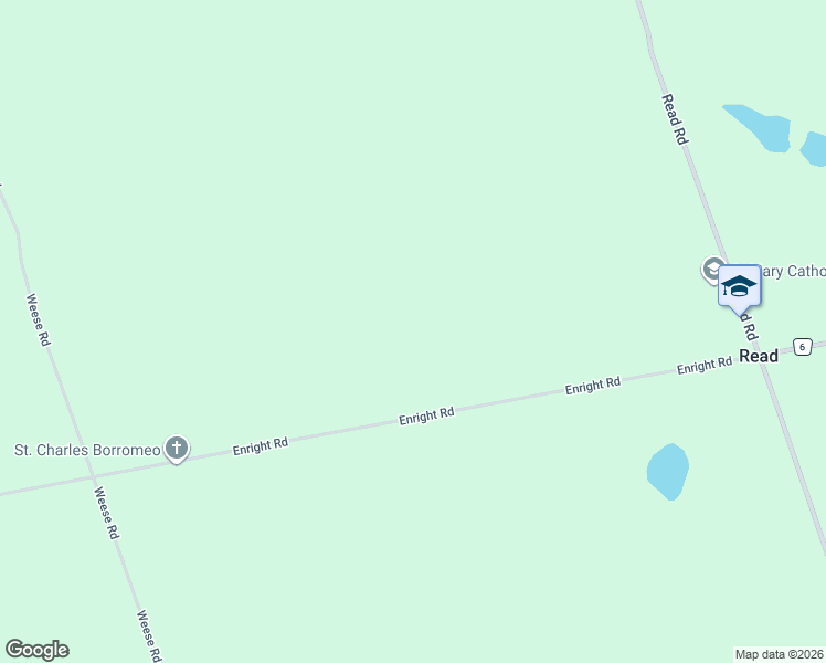 map of restaurants, bars, coffee shops, grocery stores, and more near 641 Enright Road in Shannonville