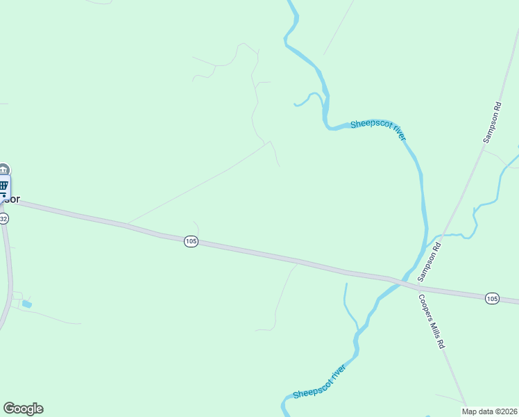 map of restaurants, bars, coffee shops, grocery stores, and more near 778 South Belfast Road in Windsor