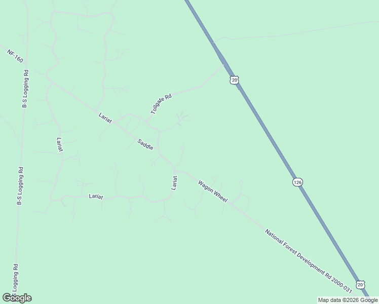 map of restaurants, bars, coffee shops, grocery stores, and more near 69322 Hackamore in Sisters