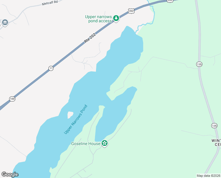 map of restaurants, bars, coffee shops, grocery stores, and more near 157 Loon Cove Lane in Winthrop