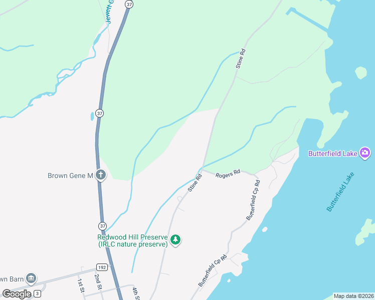 map of restaurants, bars, coffee shops, grocery stores, and more near 44385 Stine Road in Redwood