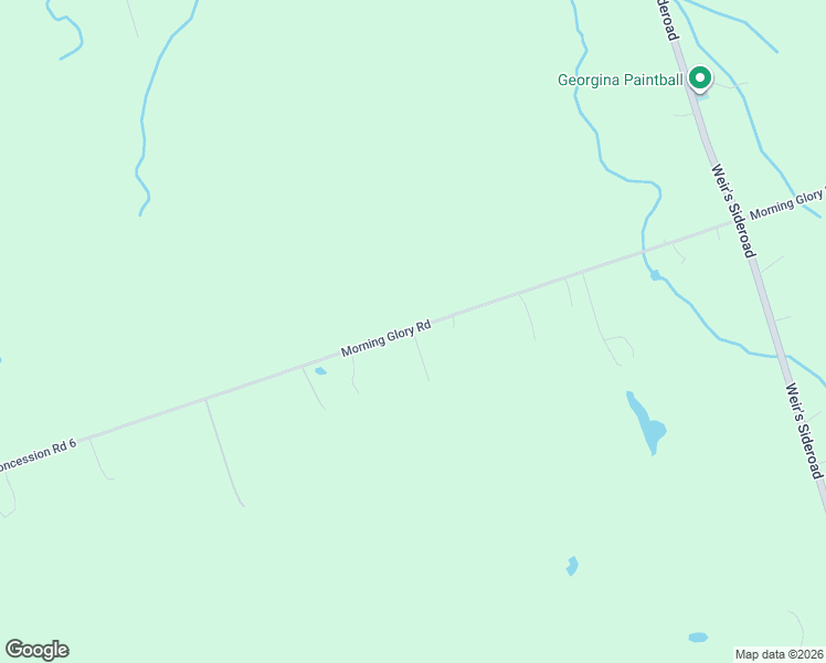 map of restaurants, bars, coffee shops, grocery stores, and more near 8923 Morning Glory Road in Georgina