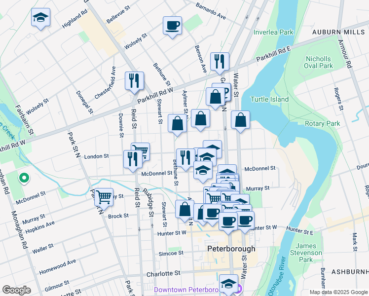 567 Aylmer Street North, Peterborough ON Walk Score