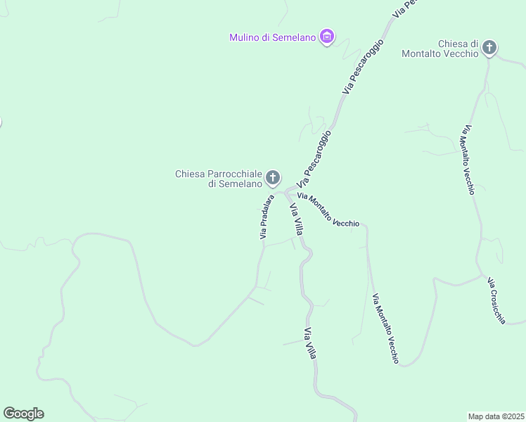 map of restaurants, bars, coffee shops, grocery stores, and more near 170 Via Pradalara in Montese