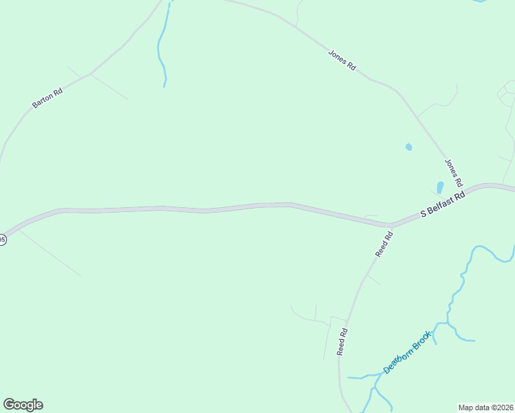 map of restaurants, bars, coffee shops, grocery stores, and more near 368 South Belfast Road in Windsor