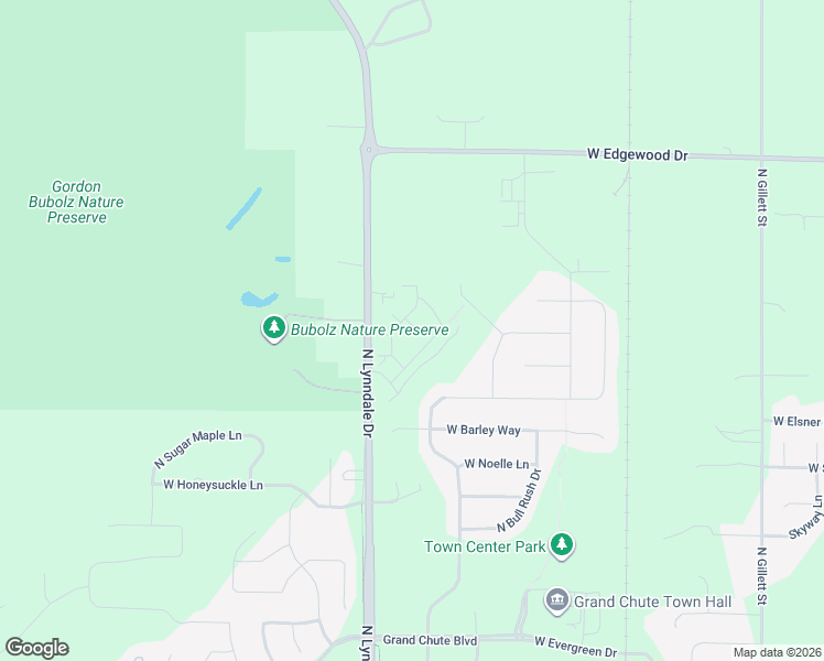 map of restaurants, bars, coffee shops, grocery stores, and more near 4730 North Lynndale Drive in Appleton