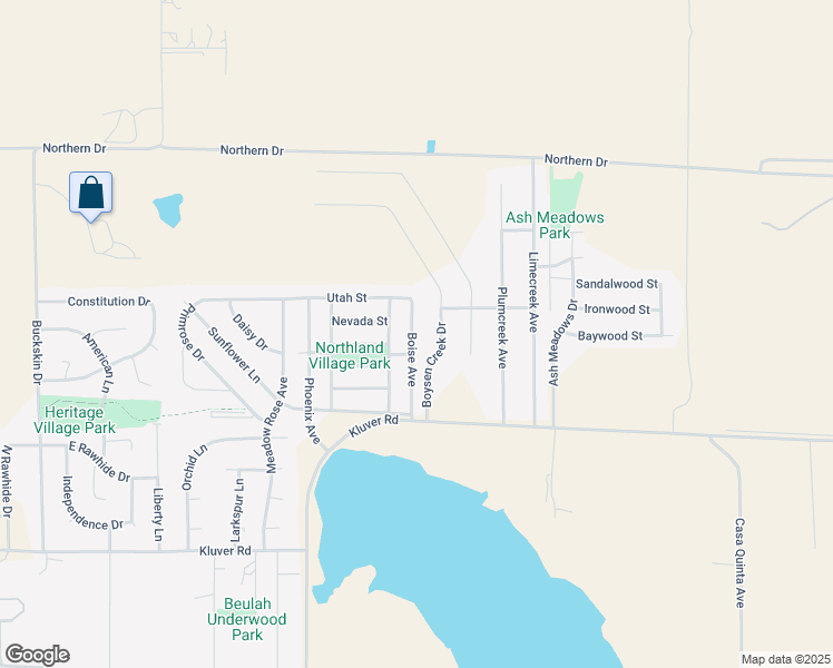 map of restaurants, bars, coffee shops, grocery stores, and more near 1606 Boise Avenue in Gillette