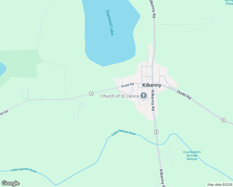 map of restaurants, bars, coffee shops, grocery stores, and more near 544 Dodd Road in Kilkenny