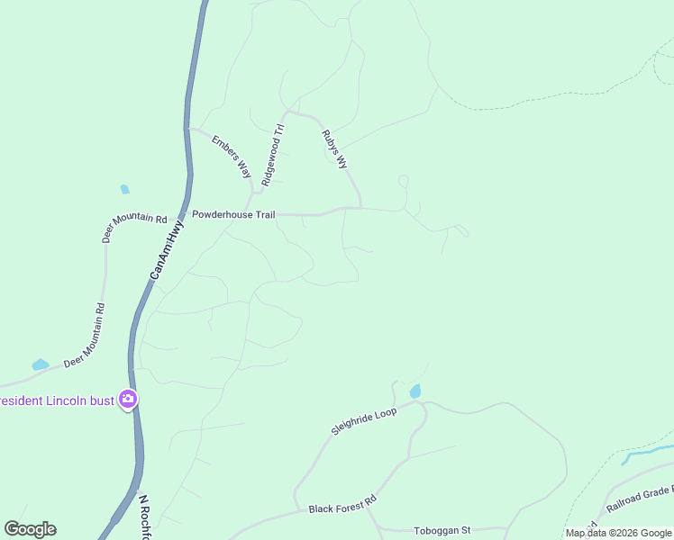 map of restaurants, bars, coffee shops, grocery stores, and more near 21311 Outlaw Pass in Lead