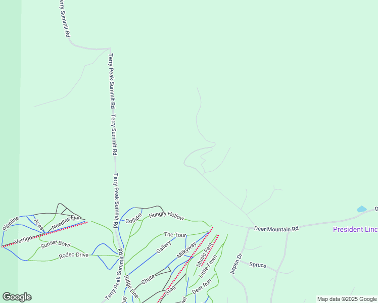 map of restaurants, bars, coffee shops, grocery stores, and more near Saddle Mountain Place in Lead