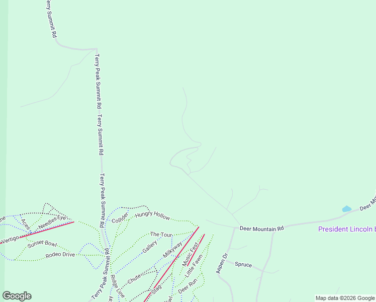 map of restaurants, bars, coffee shops, grocery stores, and more near 21310 Cabin Road in Lead