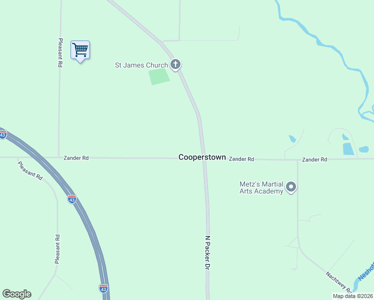 map of restaurants, bars, coffee shops, grocery stores, and more near 8614 Zander Rd in Maribel