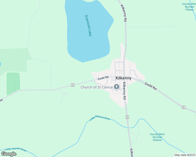 map of restaurants, bars, coffee shops, grocery stores, and more near 44 Dodd Road in Kilkenny