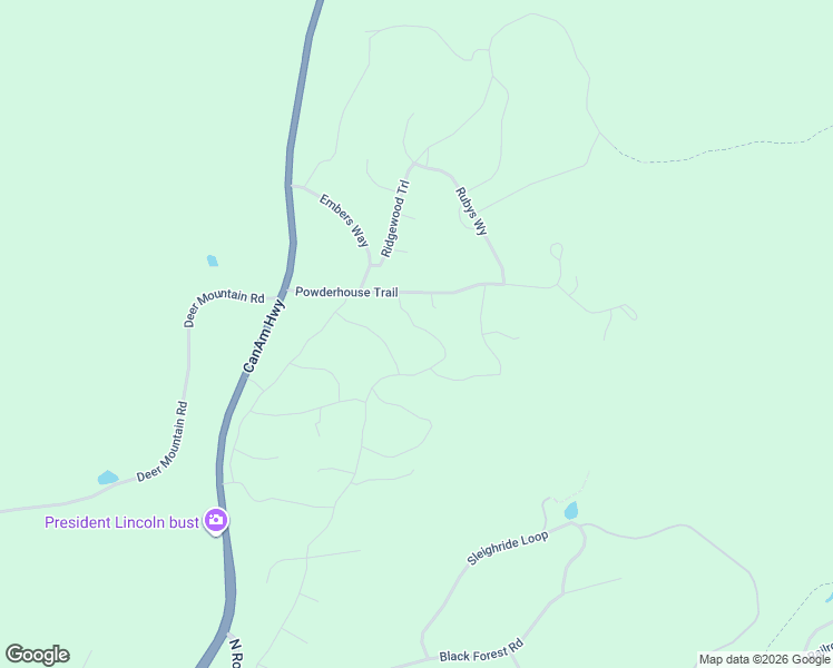 map of restaurants, bars, coffee shops, grocery stores, and more near 21340 Trailside Road in Lead