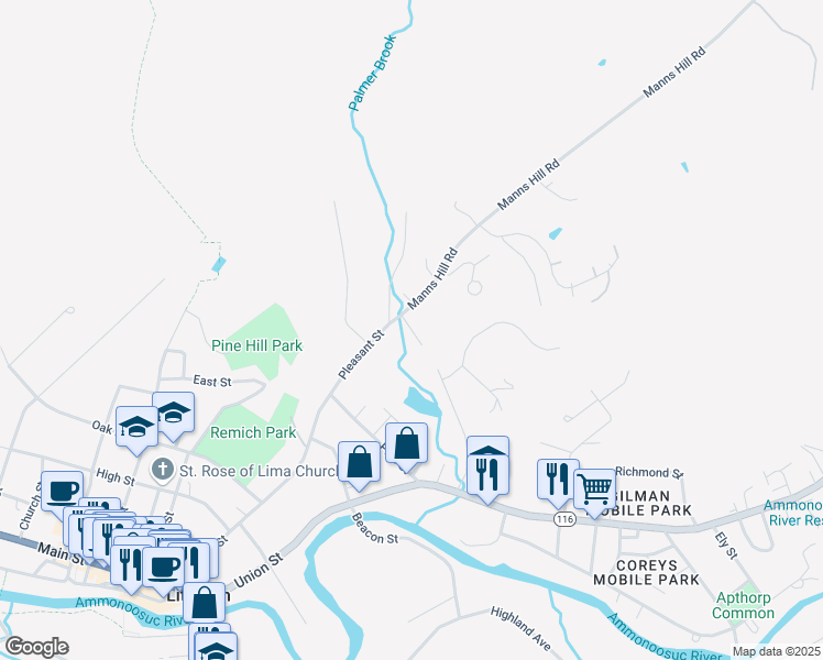 map of restaurants, bars, coffee shops, grocery stores, and more near Cedarwood Mobile Home Park in Littleton