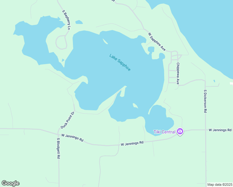 map of restaurants, bars, coffee shops, grocery stores, and more near 8780 West Peterson Point Road in Lake City