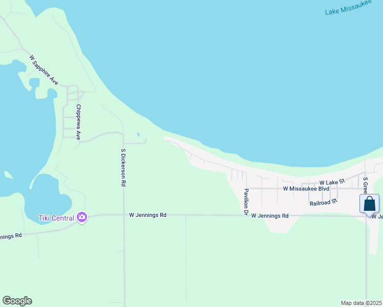 map of restaurants, bars, coffee shops, grocery stores, and more near 7595 West Forest Drive in Lake City