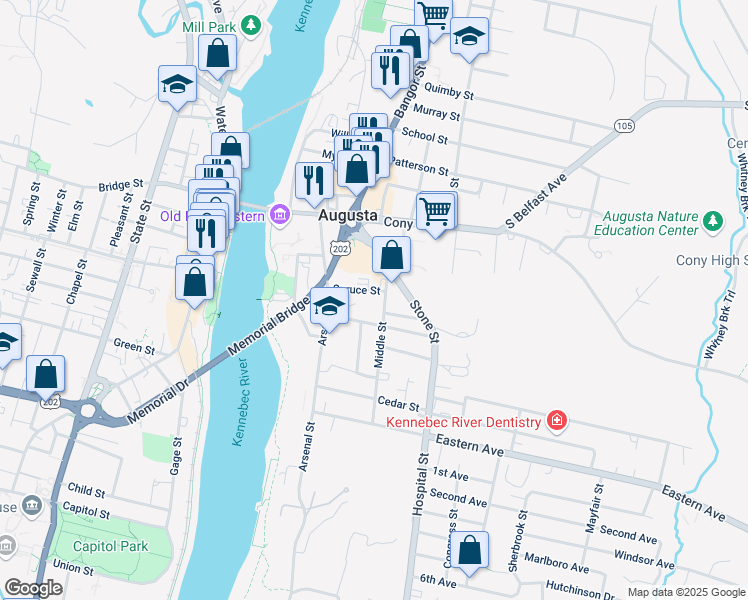 map of restaurants, bars, coffee shops, grocery stores, and more near 26 Stone Street in Chelsea