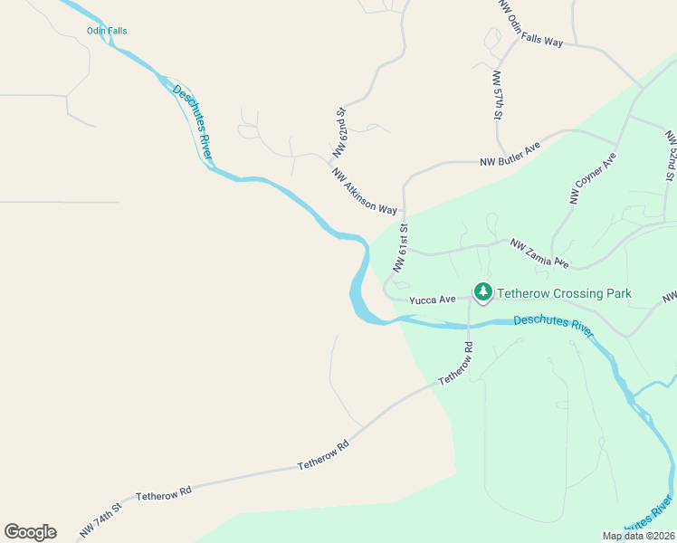 map of restaurants, bars, coffee shops, grocery stores, and more near 6633 Northwest Tetherow Road in Redmond