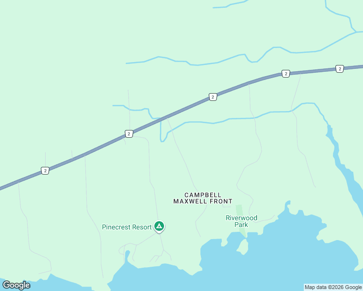 map of restaurants, bars, coffee shops, grocery stores, and more near 1885 Macalpine Road in Gananoque