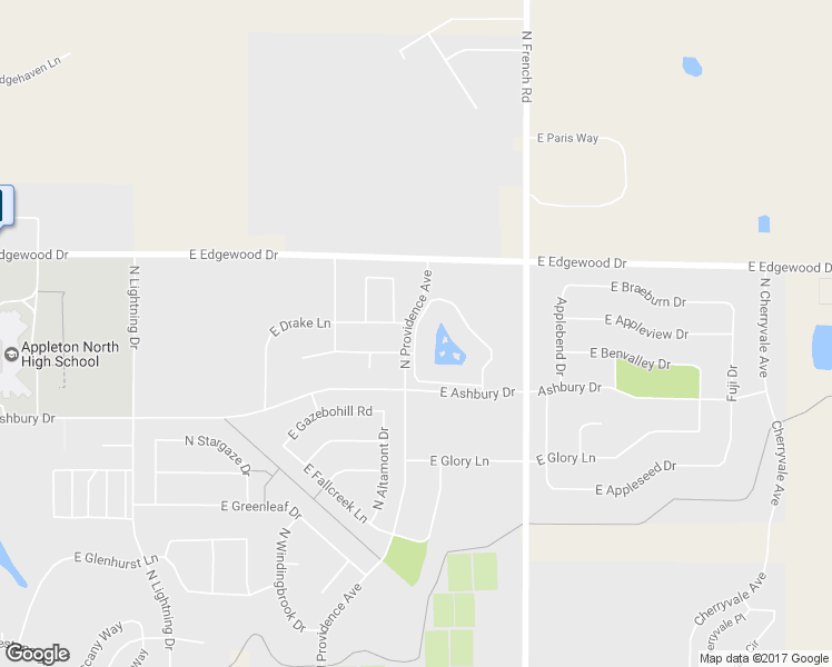 map of restaurants, bars, coffee shops, grocery stores, and more near 4839 North Canvasback Circle in Appleton