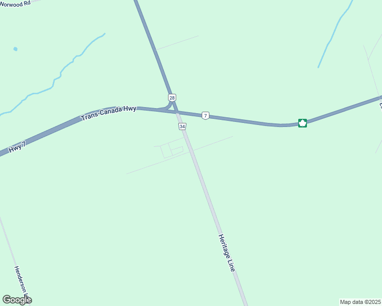 map of restaurants, bars, coffee shops, grocery stores, and more near 2242 Heritage Line in Peterborough