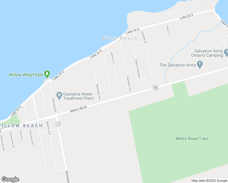 map of restaurants, bars, coffee shops, grocery stores, and more near 3 Farley Circle in Willow Beach