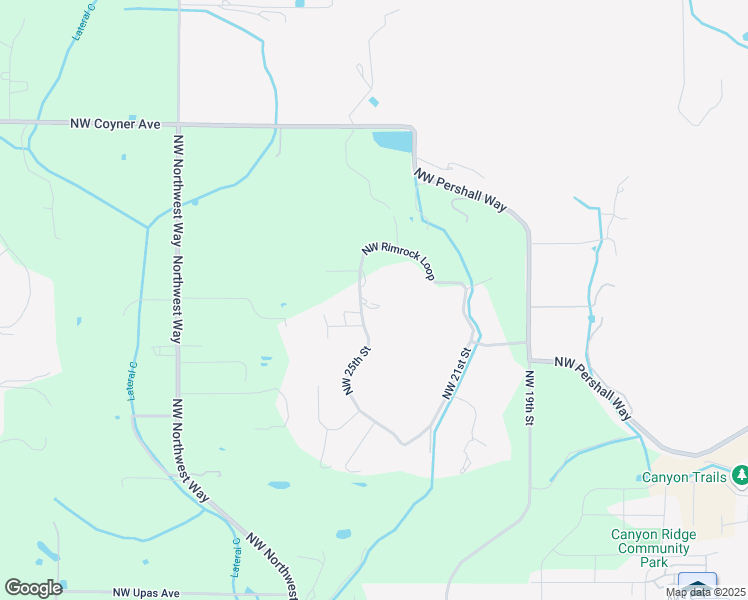 map of restaurants, bars, coffee shops, grocery stores, and more near 4204 Northwest 25th Street in Redmond
