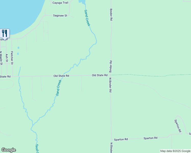 map of restaurants, bars, coffee shops, grocery stores, and more near 3501-3647 Old State Road in Tawas City