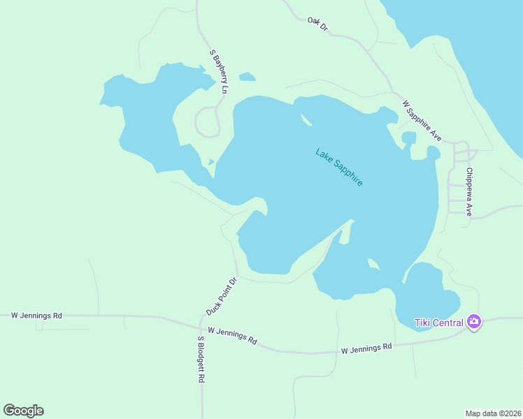 map of restaurants, bars, coffee shops, grocery stores, and more near 1625 South Duck Point Road in Lake City