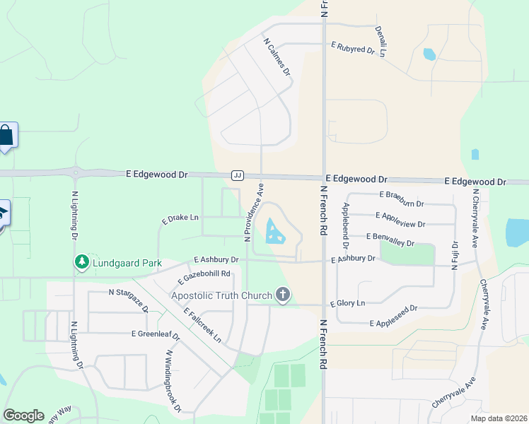 map of restaurants, bars, coffee shops, grocery stores, and more near 4839 North Canvasback Circle in Appleton