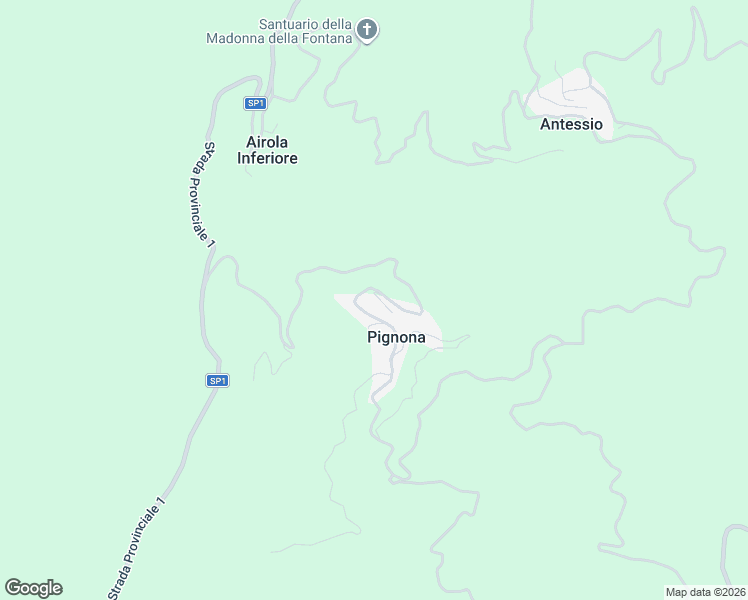 map of restaurants, bars, coffee shops, grocery stores, and more near 12 Via della Costa in Pignona