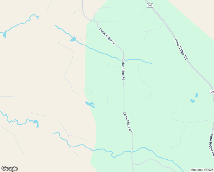 map of restaurants, bars, coffee shops, grocery stores, and more near Fox Drive in Crook County