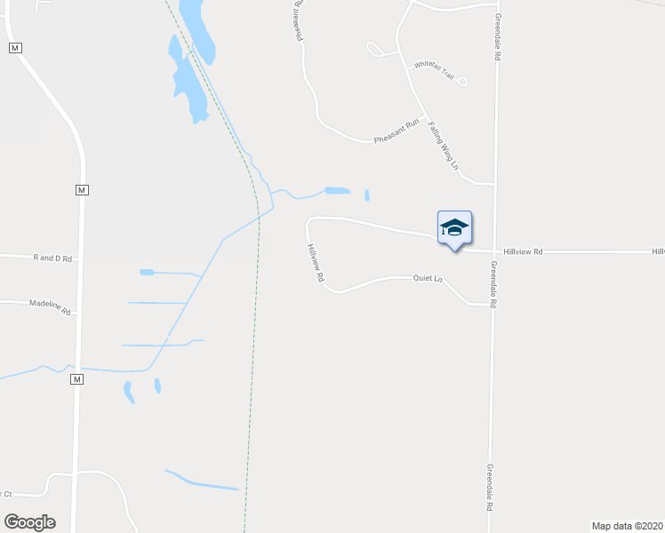 map of restaurants, bars, coffee shops, grocery stores, and more near N2080 Teal Trail in Hortonville
