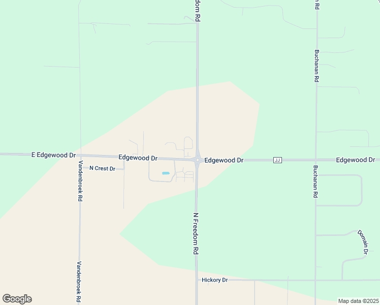 map of restaurants, bars, coffee shops, grocery stores, and more near W2518 County Road JJ in Appleton
