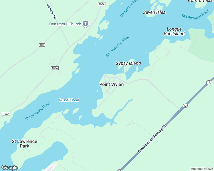 map of restaurants, bars, coffee shops, grocery stores, and more near 44706 Bayview Avenue in Alexandria Bay