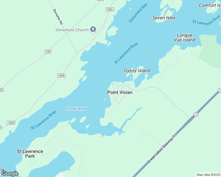 map of restaurants, bars, coffee shops, grocery stores, and more near 44706 Bayview Avenue in Alexandria Bay
